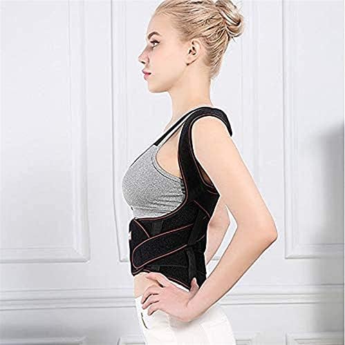 Full Back Posture Corrector for Men & Women, Adjustable Shoulder Lumbar Support Belt Thoracic Kyphosis and Hunchback (Size : Small)