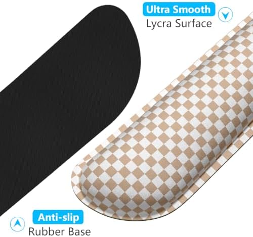 Dapesuom Keyboard Wrist Rest, Memory Foam, Ergonomic, Gaming,Clay