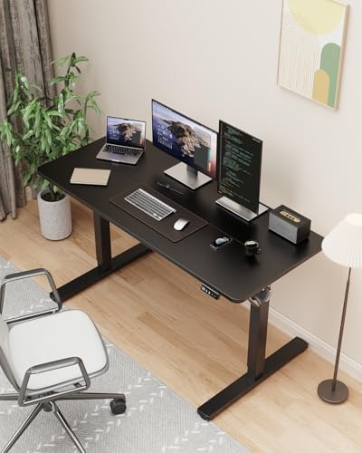 48" Large Electric Standing Desk Adjustable Height for Home Office