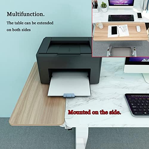 V3VOGUE 90° Foldable Desk Extender Armrest Shelf, Extended Desktop and Space Saver, Clamp-On Keyboard Drawer Tray, with K-Bracket, Ergonomic Computer Elbow Arm Support Relieve Fatigue