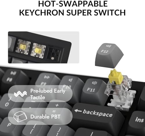 Keychron K10 Max QMK Wireless Custom Mechanical Full-Size Keyboard