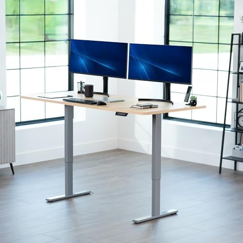 VIVO Light Wood 71 x 36 in Standing Desk, DESK-KIT-1G7C-36