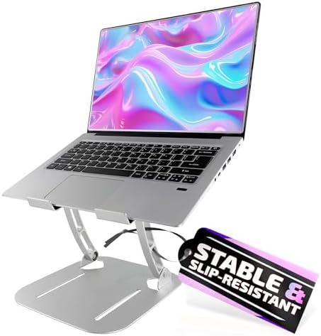 V TOWER Aluminium Laptop Stand for Desk with Adjustable Height and Angle
