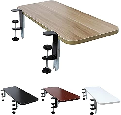 Y&J Beige/Black/White/Red Ergonomic Desk Extension Tray Clamp, Armrest Shelf Stand, Large Capacity Keyboard Tray, Posture Improvement, Punch Free Install