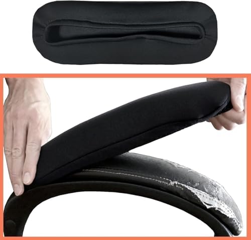 DHXYZZB Office Computer Chair Arm Covers, Extended and Thickened Armrest Cover Arm Rest Protector, Washable Armrest Pad Covers 1 Pair of Polyester Fabric Stretchy Desk Chair Rotating Chair