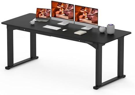 79x31'' 4 Leg Large Standing Desk,Electric Desk for Home Office