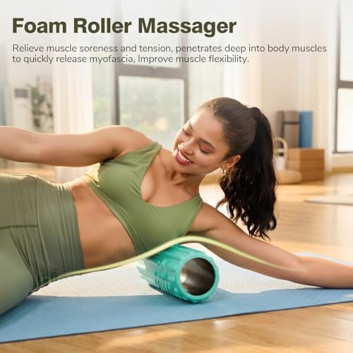 5 in 1 Foam Roller Set for Muscle Recovery & Deep Tissue Massage