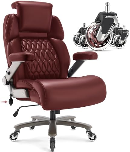 Big and Tall Office Chair 700lbs, Ergonomic High Back Computer Desk Chair