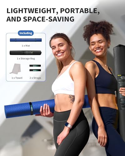CAMBIVO 72''x48'' Large Yoga Mat, Extra Thick TPE Workout Mat