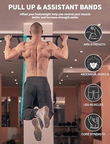 Pull Up Bands, Resistance Bands Set, Exercise Workout Bands for Men & Women, Ideal for Body Stretching, Physical Therapy and Muscle Training