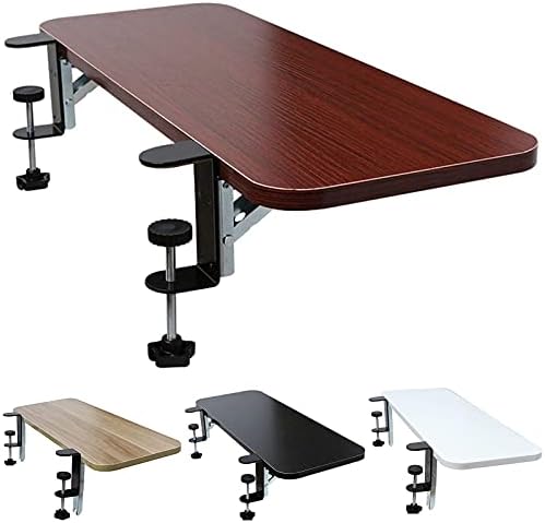 Y&J Beige/Black/White/Red Ergonomic Desk Extension Tray Clamp, Armrest Shelf Stand, Large Capacity Keyboard Tray, Posture Improvement, Punch Free Install