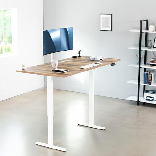 VIVO Reclaimed Wood 71 x 36 in Standing Desk, DESK-KIT-E2W7P-36