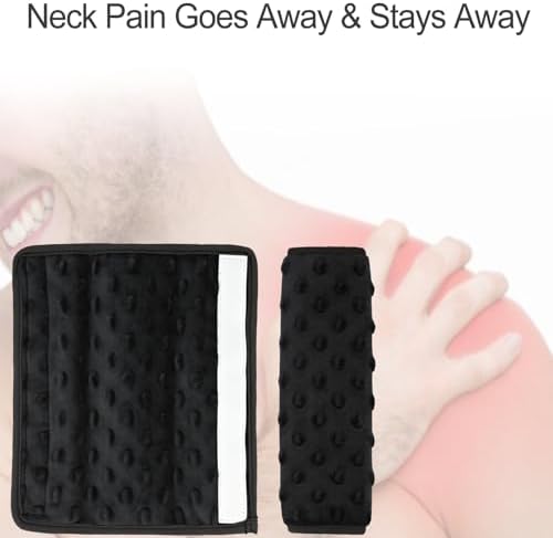 Cushioned Arm Sling Padding for Neck Slim Sling Pad Neck Strap Cushion Comfort Shoulder Support Rotator Cuff Surgery Arm Immobilizer Brace Carry Padded Cover Pillow Wrist Hand Injury, Pack of 1 Black