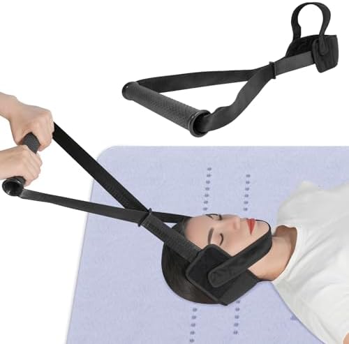 Adjustable Neck Stretcher & Portable Cervical Traction Device for Home，Relieve Neck Pain, Spinal Decompression and Posture Correction