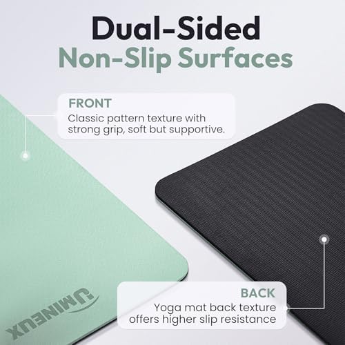 Umineux Non Slip Yoga Mat 72"x24" Exercise & Fitness Mat For Women and Men