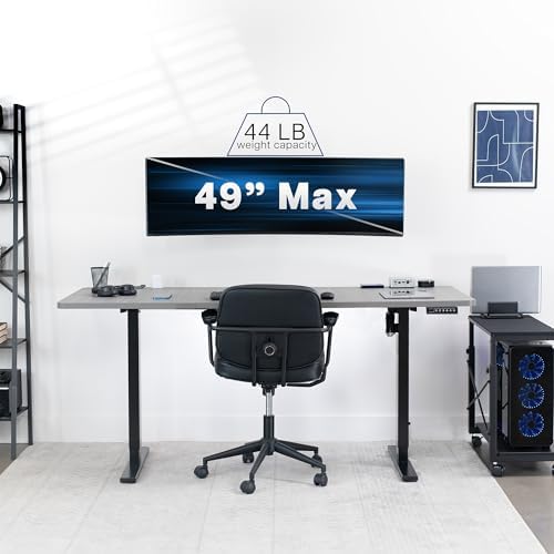 VIVO Black Single Ultrawide Wall Mount, Up to 49 in Screens, MOUNT-WCB01A