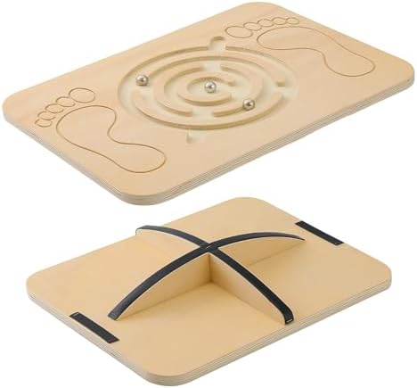 Juoe 360° Maze Balance Board Wobble Board,Sensory Balance Toys