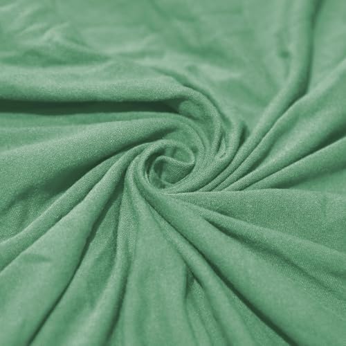 Gaming Chair Cover Set with Armrest Covers, Stretch Ruffled Slipcover for Racing Office Computer Reclining Chairs (Avocado Green)