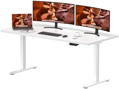 71''x31''Dual Motor Adjustable Large Standing Desk for Home Office