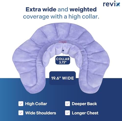 REVIX Microwave Heating Pad for Neck and Shoulder, Weighted Herbal Wrap