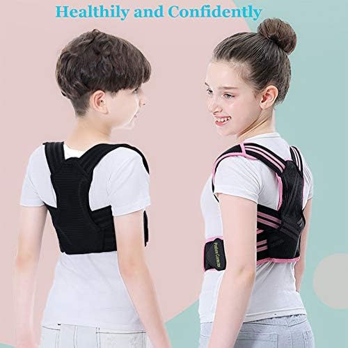 Lexniush Professional Posture Corrector for Kids and Teens, Effective Upper Back Posture Brace for Teenagers Boys Girls Spinal Support to Improves Slouch, Prevent Humpback, Relieve Back Pain