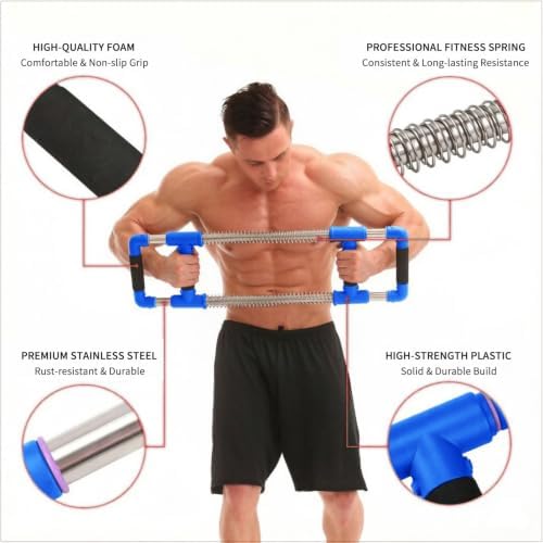 GoFitness Push Down Bar - Chest Workout Equipment for Home Gym