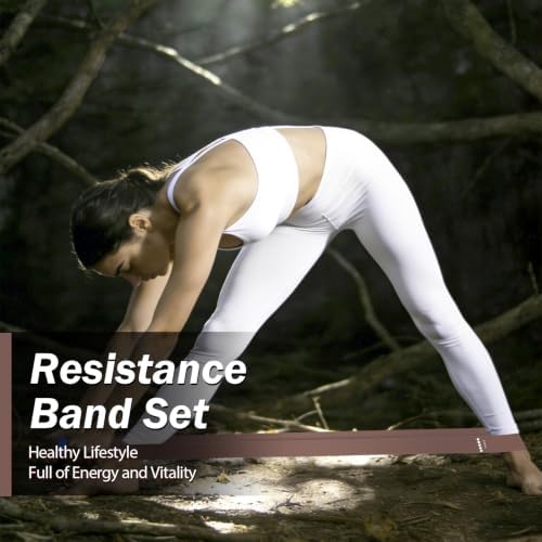 Resistance Bands for Working Out, 5 Levels Exercise Bands Set