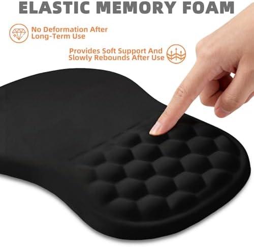 Ergonomic Mouse Pad Wrist Support for Carpal Tunnel Pain Relief