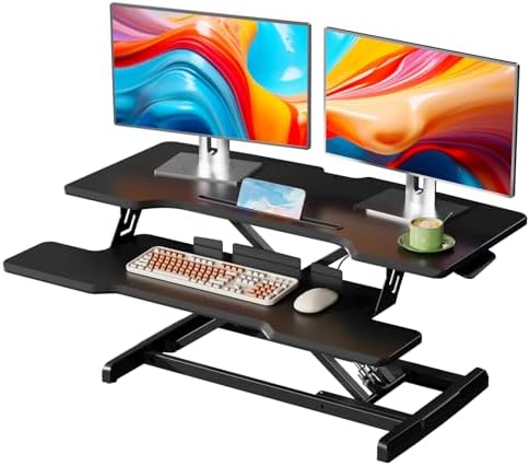 35" Standing Desk Converter, Quick Sit to Stand Desk Riser