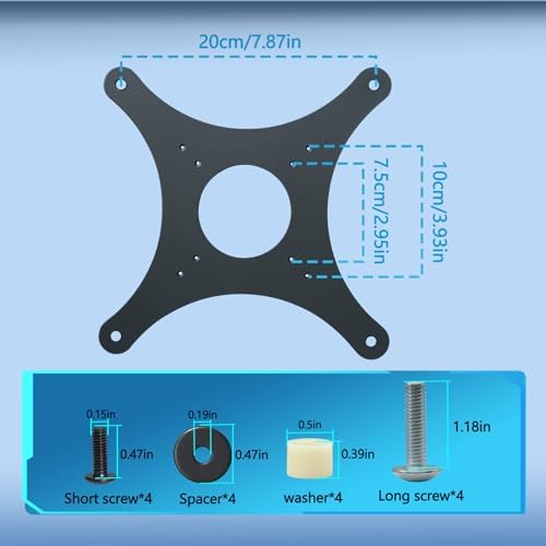43" M7 M70F VESA Mount Adapter Compatible with Samsung 43" M7（ M70F）Monitor