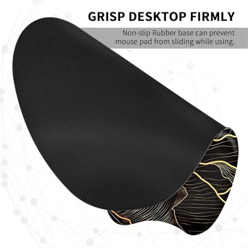 EooCoo Ergonomic Mouse Pad with Wrist Rest, Memory Foam Support Mousepad