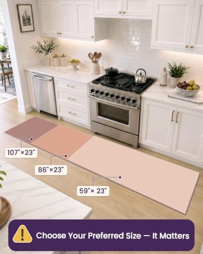 DEXI Kitchen Floor Mats Cushioned Anti Fatigue, 23x94 Standing Runner Rug