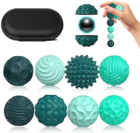 Magnetic Sensory Fidget Balls (8PCS), Weighted Magnet Balls Fidget Toys