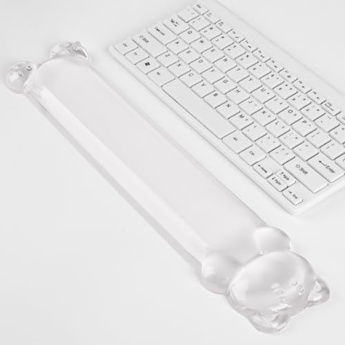 Ergonomic Gel Keyboard Wrist Rest, Clear Wrist Rest for Computer Keyboard