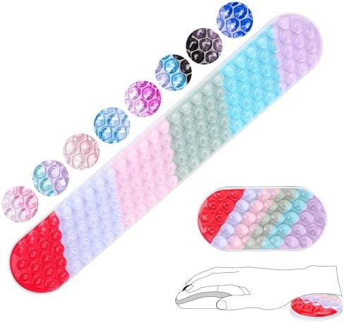 Gel Mouse & Keyboard Wrist Rest Set,Wrist Rest for Computer Keyboard,Mouse Wrist Support,Pain Relief,Cool Touch,Non-Skid