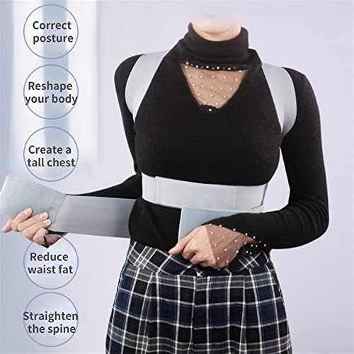Women's Invisible Back Brace Posture Corrector Chest Support Tummy Tuck Support Shoulder Straightener Poor Posture Correction Belt Help Health and Relaxation(Medium)
