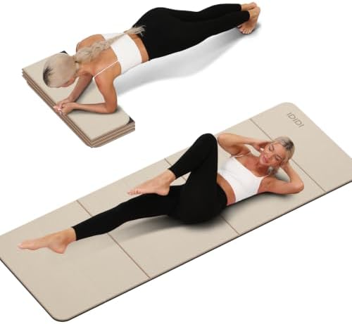 Foldable Yoga Mat Thick 0.32"(8mm)