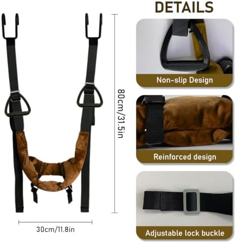 Cervical Neck Traction Device Over Door for Home Use Portable Neck Stretcher Hammock Decompression Home Physical Therapy