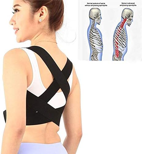 Back Posture Corrector Support Brace for Men Women Thoracic Kyphosis Clavicle Teenager Shoulder Brace Pain Relief Lumbar Support (Tamaño : XXL)