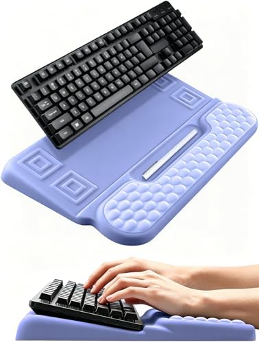 Wrist Rest with Keyboard Stand, Ergonomic Memory Foam Wrist Support