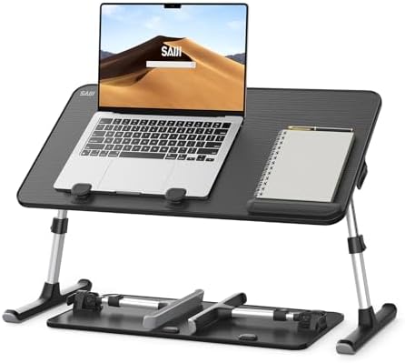 Laptop Desk for Bed, SAIJI Lap Desks Bed Trays for Eating Writing