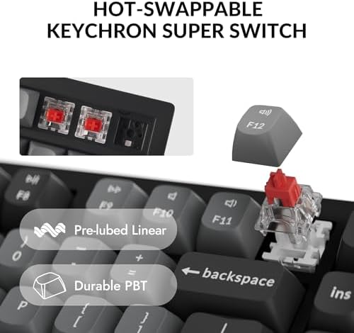 Keychron K10 Max QMK Wireless Custom Mechanical Full-Size Keyboard