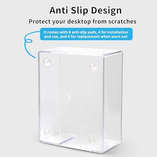 Acrylic Sticky Note Holder, 4 x 6 Inch Post It Note Holde