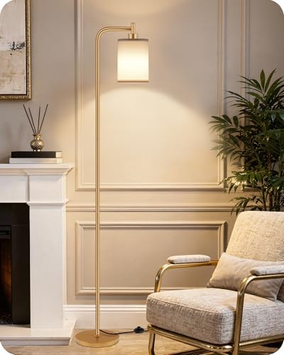 Dimmable Floor Lamp for Living Room with Remote & 10W Bulb