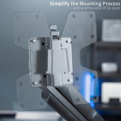 VIVO Large Adapter VESA Mount Quick Release Bracket Kit, Stand Attachment and Wall Mount Removable VESA Plate for Easy LCD Monitor and TV Screen Mounting, STAND-VAD2H