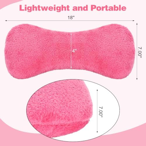 Colingmill 1 Pc Neck Pillow for Recliner Chair Headrest,Rose Red