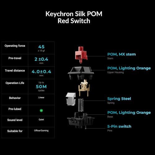 Keychron Q11 Ultra 8K 75% Wireless Custom Split Mechanical Keyboard, Black
