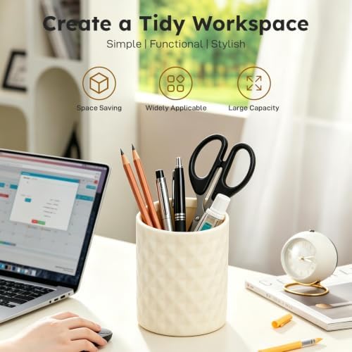 Pen Holder, Silicone Pencil Holder for Desk Organizer & Accessories