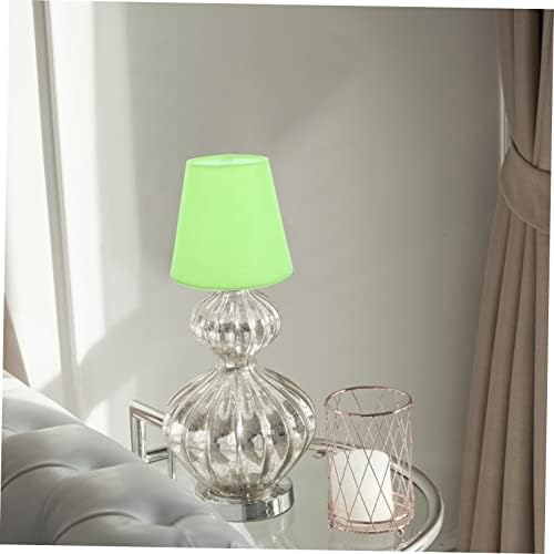 Light Green Cloth Clip on Lamp Shade Replacement for Fixtures