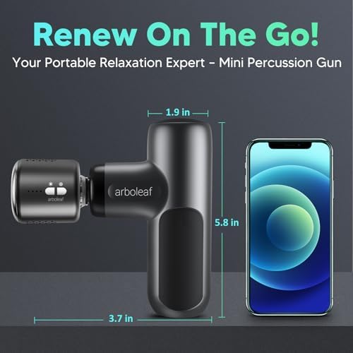 arboleaf Thermacool Massage Gun, Heat and Cold Percussion Back Pain Relief